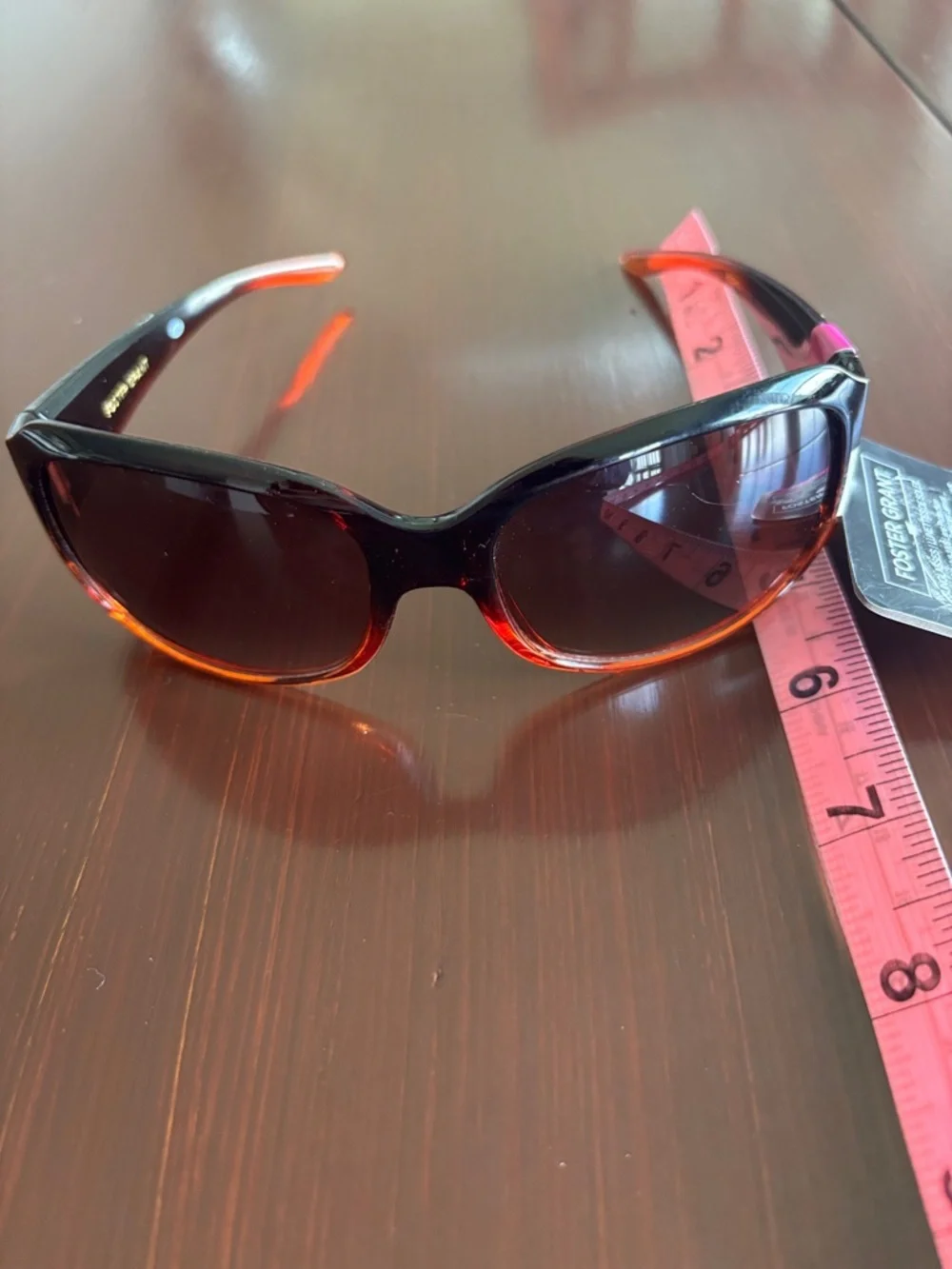 Foster Grant 100% UVA-UVB protect,2 tone brown tortoise shell  frame, brown lens